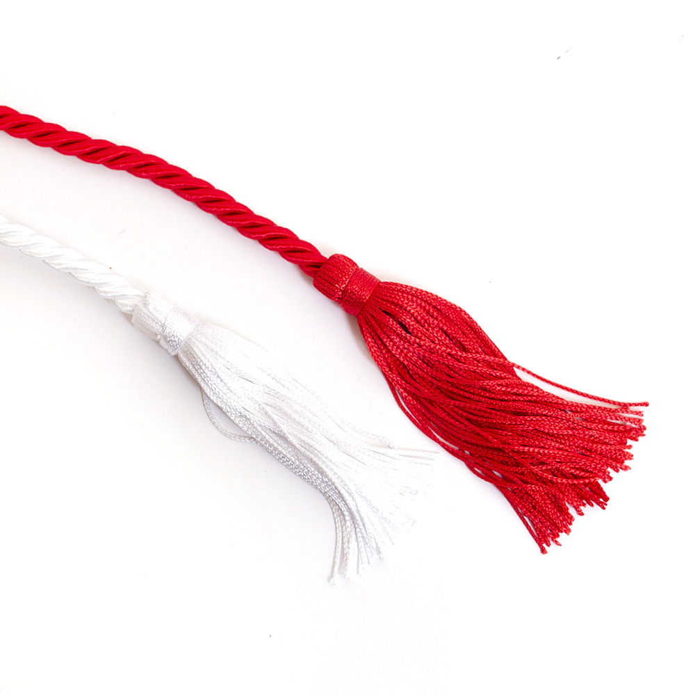 Graduation, Double Honor Cords, Red/White